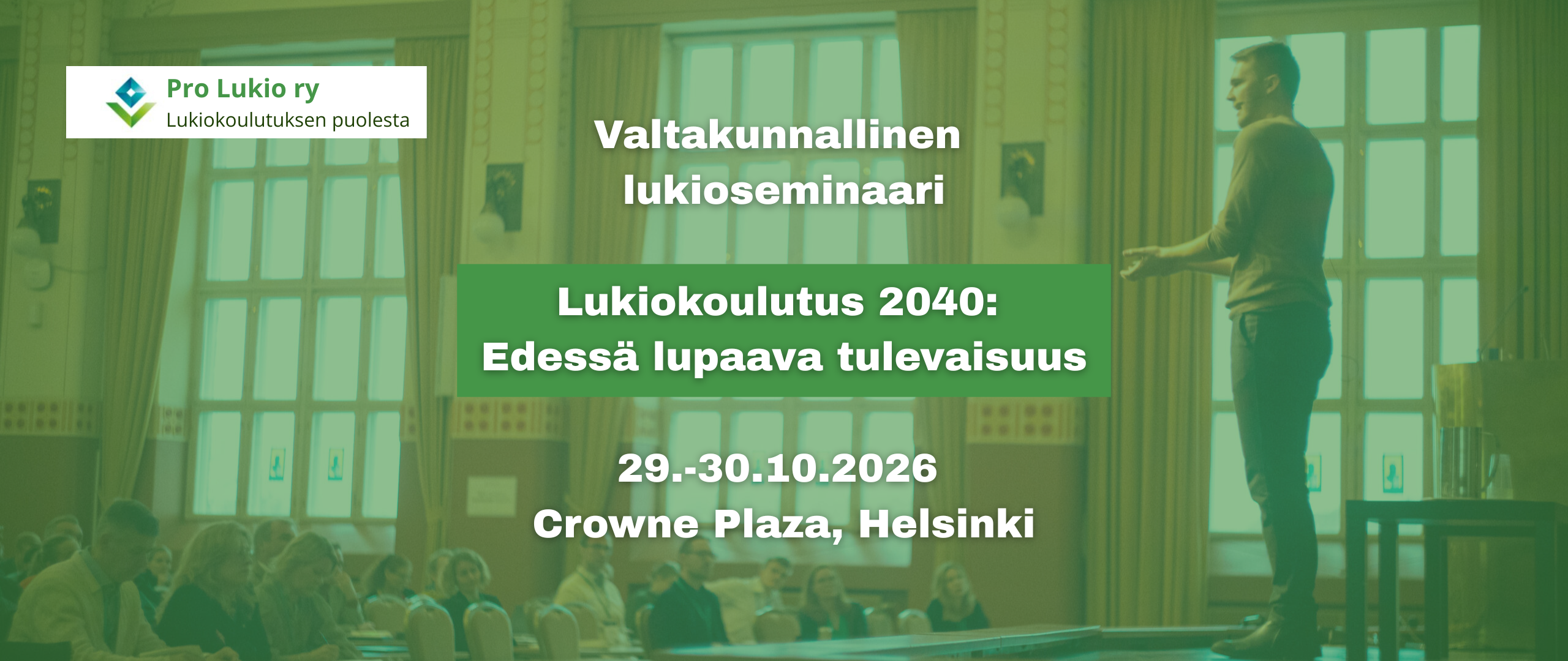 Lukiokoulutus 2040: Edessä lupaava tulevaisuus – Lukioseminaarin alustava aikataulu julkaistu